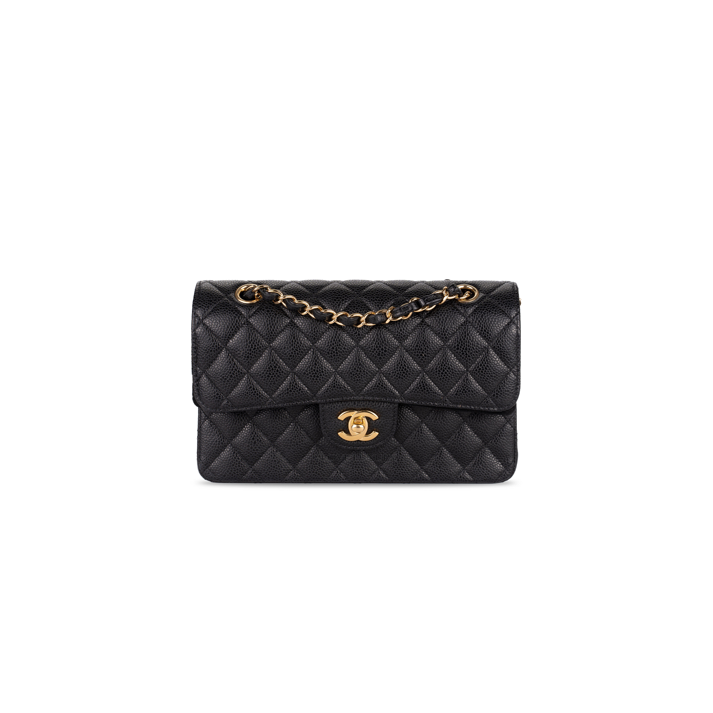 CHANEL CAVIAR QUILTED SMALL CLASSIC FLAP 1300249 (23*14*6cm)